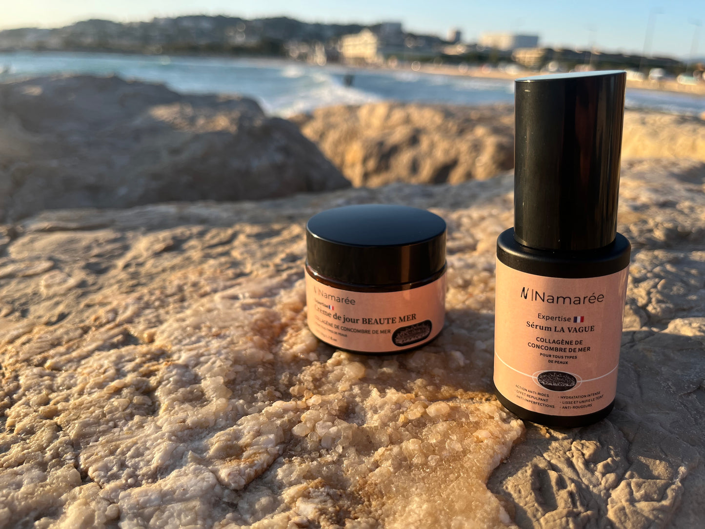 Duo Hydratation & Éclat. Crème & Sérum Namarée