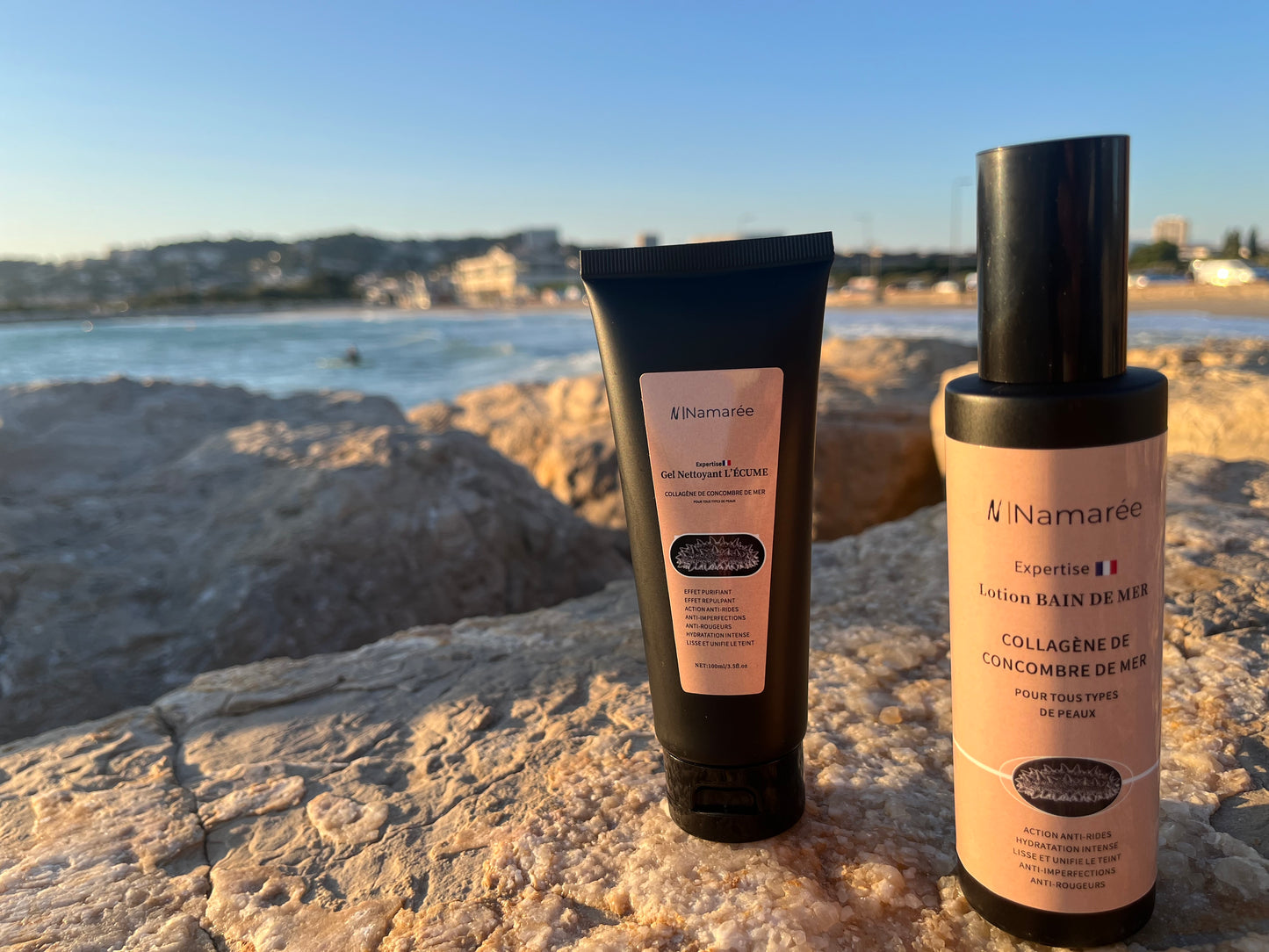 Duo Nettoyage & Fraîcheur. Gel Nettoyant & Lotion Tonique Namarée